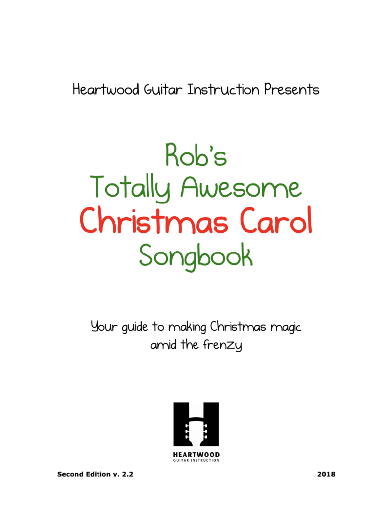 My Totally Awesome FREE Christmas Carol Songbook - The Greatest Gig